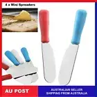 4 x Mini Spatula Spreader sandwich jam cheese butter Knives Spreaders 10cm