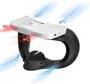 BINBOK VR Fan for Oculus Quest 2, Fitness Facial Interface Foam with Silicone Face Pad, Anti-fogging Cooling Air Circulation, Compatible with VR accessories