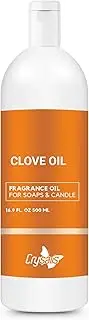 Crysalis Clove Fragrance Oil for Candle Making, Soap Making, Wax Melts, Diffusers & DIY Crafts – Long-Lasting Scent – 16.9 oz / 500 ml