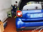 Chrome Rear Tail Lamp Lights Cover Trim For Smart Fortwo 2015 - 2019 Accessories (for: Smart)