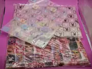 PLAYBOY A4 Plastic Waterproof Document Wallets Files Folder Bags Pouch 3pcs set
