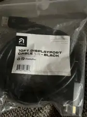 Atrix 10 ft Displayport Cable PVC 1.4 Black