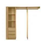 Lugna 1500 - 1800mm Sand Pack 2 Opening Built in Wardrobe Package