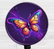 Butterfly Retractable ID Badge Holder, Butterfly Badge Reel, Butterfly Clip 6546