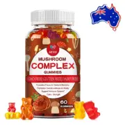 Lions Mane Mushroom Extract 60 Gummies Nootropic Anti-Aging Boosts Immune System