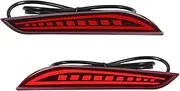 LED Reverse Brake Lamp Rear Bumper Reflector Light Turn Signal Warning for Chevrolet for Cruze 2017 2018 Rear Lights(006)