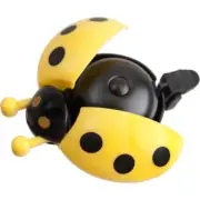 Action Bicycle Bell Lady Bug Wings Open Yellow