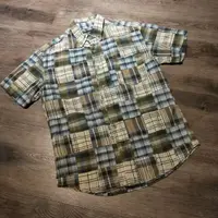 在飛比找蝦皮購物優惠-Eddie Bauer Stitching shirt 古著