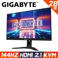 在飛比找PChome24h購物優惠-GIGABYTE M28U 28型 IPS 4K KVM電競