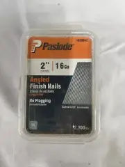 PASLODE 2" ANGLED FINISH NAILS GALVANIZED (2000 PACK) 16 GAUGE FAST SHIP 4898946