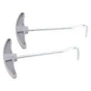 2pcs Camping Tent Pegs Puller Tent Nail Puller Tent Peg Stakes Extractor Remover