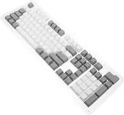 CIYODO Keycaps White for Computer Keyboard Office School Assorted Set Longevity