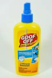 1 GOOF OFF HOUSEHOLD Heavy Duty REMOVER 8 ounce spray bottle The Miracle Remover