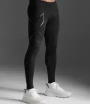 2XU Mens Compression Long Tights - Black/Nero