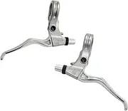 Dia-COMPE SS6 Old School MTB Brake Lever Set (L+R), Silver, DP2856