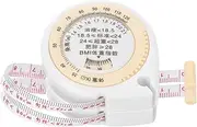 Healeved Retractable Body Tape Measure 1.5m Soft Accurate Dual Sided Ideal for Waist Measurement