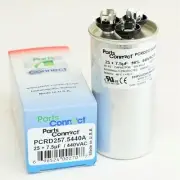 USA Run Capacitor 25 + 7.5 mfd (uf) 440 Volt Dual Round American Made