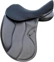 Acavallo Ortho Coccyx Gel in Dri-Lex Seat Saver - Dressage, Medium, Black