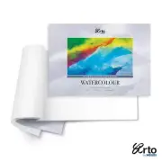 Fabriano A4 WATERCOLOUR ART PAPER PAD 25% Cotton Cold Pressed 300gsm 12 Sheets