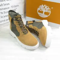 在飛比找Yahoo!奇摩拍賣優惠-Timberland 綁帶麂皮低筒靴 異材質拼接 運動鞋 男