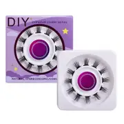 Nevenka 12 Clusters DIY Natural Eyelash Wispy Light 3D Effect Individual Lashes-W04