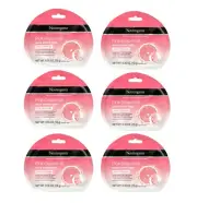 6 x Neutrogena Oil Free Pink Grapefruit Acne Prone Skin Peel-Off Mask 10g