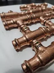 (18) Viega Propress 3/4"×1/2"×1/2" Press Copper Reducing Tees ( 1 lot Of 18 )
