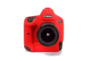 Camera silicone cover EOS 1DX/ EOS 1DX Mark II+ Red & LCD Screen Protector