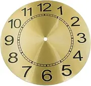 CAXUSD Replacement Clock Dial Aluminum Round Dial Plate Wall Clock Replacement for DIY Projects