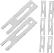 Veemoon 10pcs Aluminum Alloy Sliding Door Lock for Safety Easy Installation Childproof Safety Locks Durable and Versatile Security for Sliding Windows