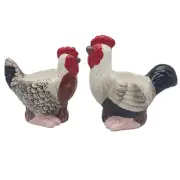 Cockerel and Hen Novelty Egg Cups from The Leonardo Collection
