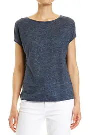 Short Sleeve Linen Tee--JAG-JWS157258