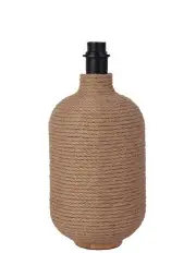 [Oriel Lighting] Lariat Rope Table Lamp Base Natural
