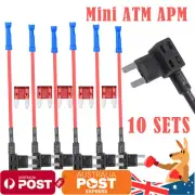 Add A Circuit Piggy Back Fuse Tap Mini 10A Blade Fuse Holder ATM APM Fuses