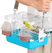Bird Cage - Lightweight Parrot Carrier Cage | With Removable Tray And Handle, Pet Supplies For Avian Veterinary Visits