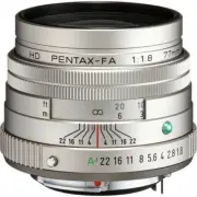 New Pentax HD PENTAX-FA 77mm f/1.8 Limited SILVER for K-Mount Full-Frame Format