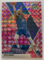 2019-20 Prizm Mosaic Pink Camo Seth Curry Dallas Mavericks #104