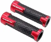 Motorcycle Handlebars Universal Motorcycle Handlebar Grips Handle Bar Hand Grip 7/8'' 22MM for Y&amaha for NVX 155 2017 2018 2019 2020 2021 2022(Red)
