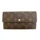 【9.8成新】Louis Vuitton LV M61734 Monagram 扣式拉鍊袋長夾 熱賣款現金價$15,980