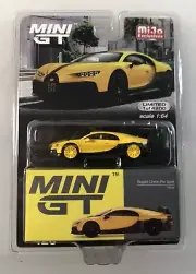 Mini GT Bugatti Chiron Pur Sport Yellow Chase