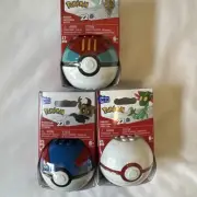 MEGA Construx Pokemon Poke Ball, Set Of Three (series 22). New/Unopened.
