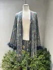 Sexy Lingerie Set Jacket Shorts Sheer Faux Fur Trophy Wife Savage X Fenty XS/S