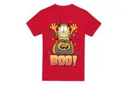 Garfield Mens Boo! T-Shirt (Red) - UTTV6102