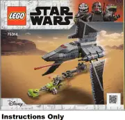LEGO INSTRUCTIONS ONLY THE BAD BATCH 75314 New manual book from set