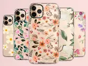 iPhone 16 Pro Max Case 15 14 13 12 Plus S25 S24 Shockproof Clear Floral Cover