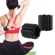 1 Pair of Adjustable Wrist Ankle Weights Unisex Strength Training Set Walking Running Gym