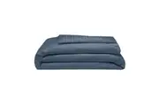 Belledorm 540 Thread Count Satin Stripe Duvet Cover Set (Navy) - UTBM194