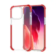 For iPhone 15 Pro Max Case, Shielding Airbag Cover, Red