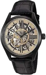 [Thomas Earnshaw] Men's ES-8037-06 Year-Round Analog Automatic Black Band Watch