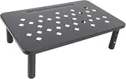 Monitor Stand Riser, 20kg Load Capacity Computer Monitor Stand Carbon Steel Adjustable Laptop Riser, Laptop Stand for Desk, Desk Monitor Stand for Computer, Laptop, Printer, TV
